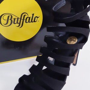 Black Buffalo high heels